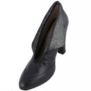 Botines elegantes zapatos de cuero para mujer